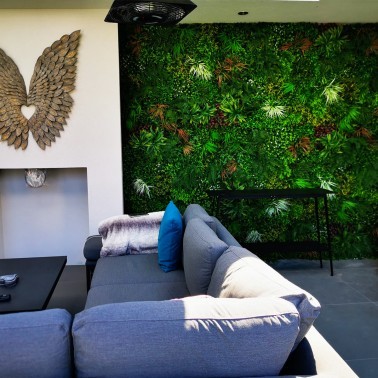 Mur vegetal artificiel brise vue Jungle