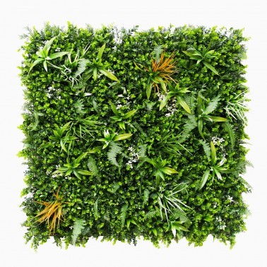 Mur vegetal artificiel brise vue Savane