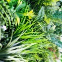 Mur vegetal artificiel brise vue Prairie color