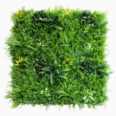 Mur vegetal artificiel brise vue Fougère dense