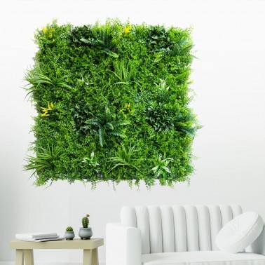 Mur vegetal artificiel brise vue Fougère dense