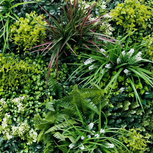 Mur vegetal artificiel brise vue Luxury