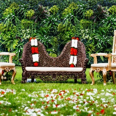 Mur vegetal artificiel brise vue Luxury
