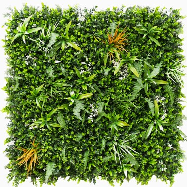 Mur vegetal artificiel brise vue Savane