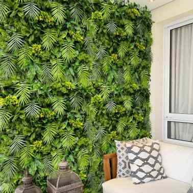 Mur vegetal artificiel brise vue Exotik