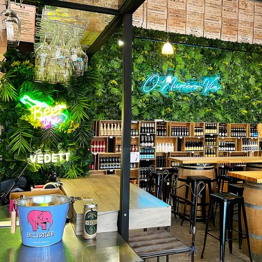 Mur vegetal artificiel brise vue Exotik