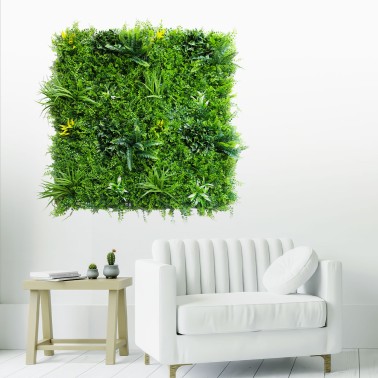 Mur vegetal artificiel brise vue Fougère dense