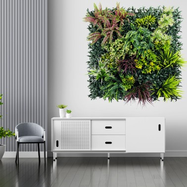 Mur vegetal artificiel brise vue Tropic