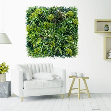 Mur vegetal artificiel brise vue Luxury