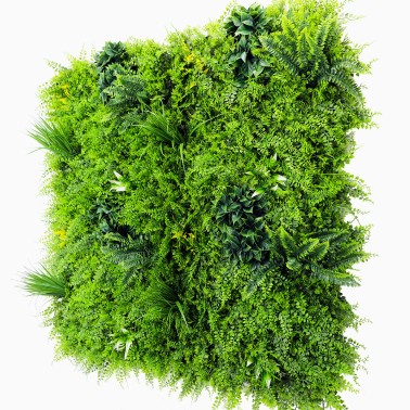 Mur vegetal artificiel brise vue Fougère dense