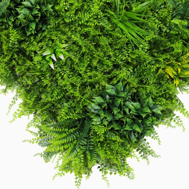 Mur vegetal artificiel brise vue Fougère dense