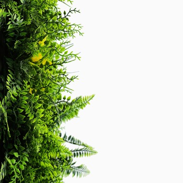 Mur vegetal artificiel brise vue Fougère dense