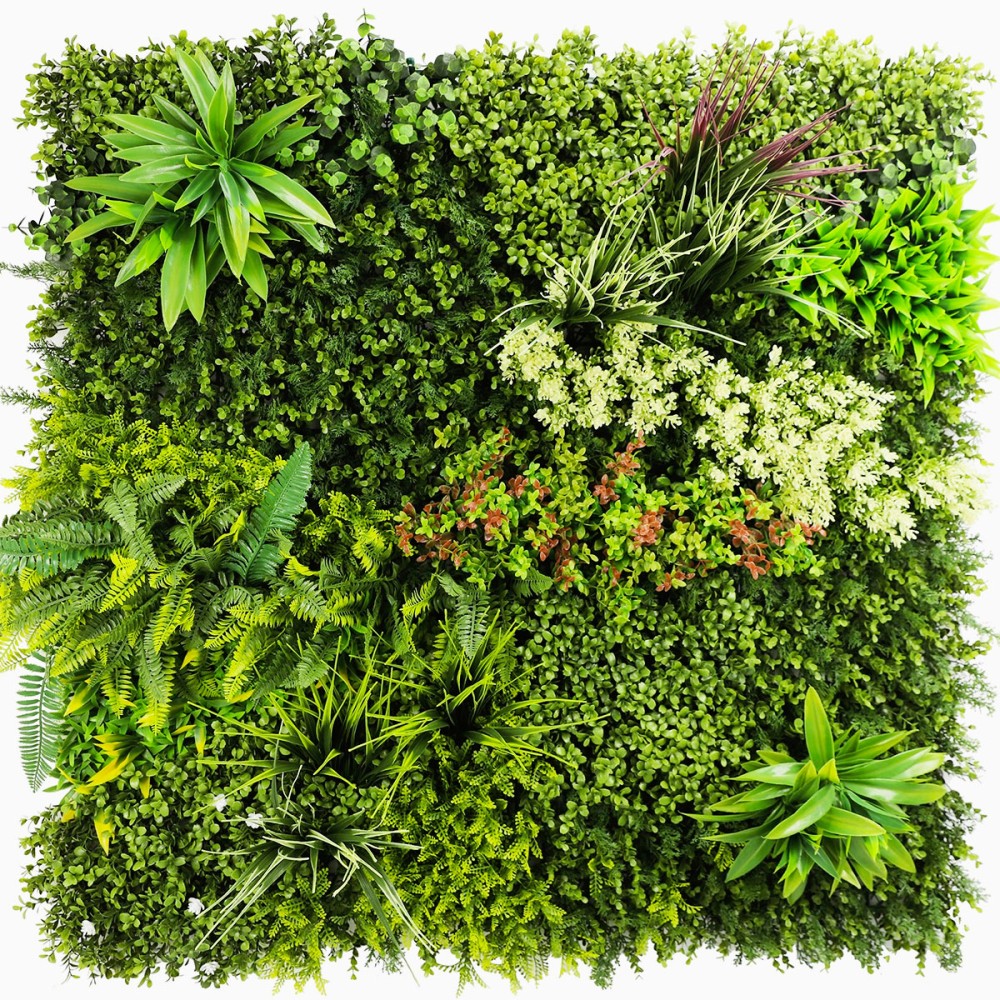 Mur vegetal artificiel brise vue Prairie color Mur vegetal artificiel brise vue Prairie color