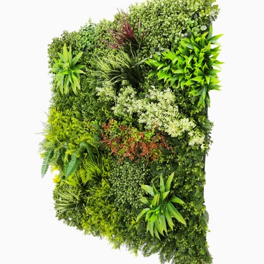 Mur vegetal artificiel brise vue Prairie color