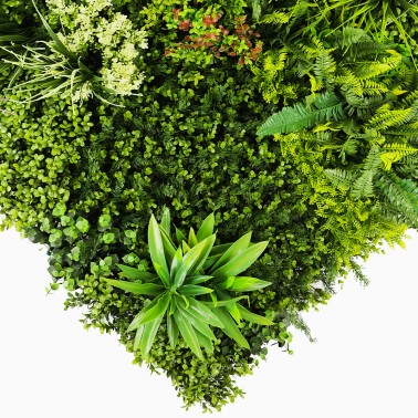 Mur vegetal artificiel brise vue Prairie color