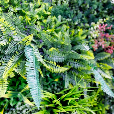 Mur vegetal artificiel brise vue Prairie color