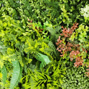 Mur vegetal artificiel brise vue Prairie color