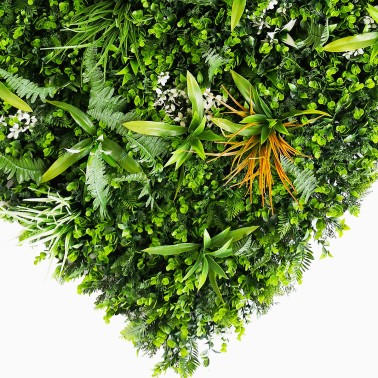 Mur vegetal artificiel brise vue Savane