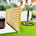 Barrière anti rhizomes anti racines pose gazon synthétique