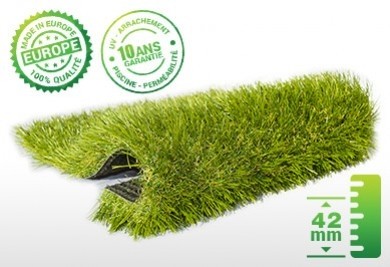 Gazon synthétique Idéal/Niort  spécial paysagisme en 40 mm Gamme 2021