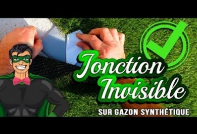 Réussir une jonction invisible en posant votre gazon synthétique